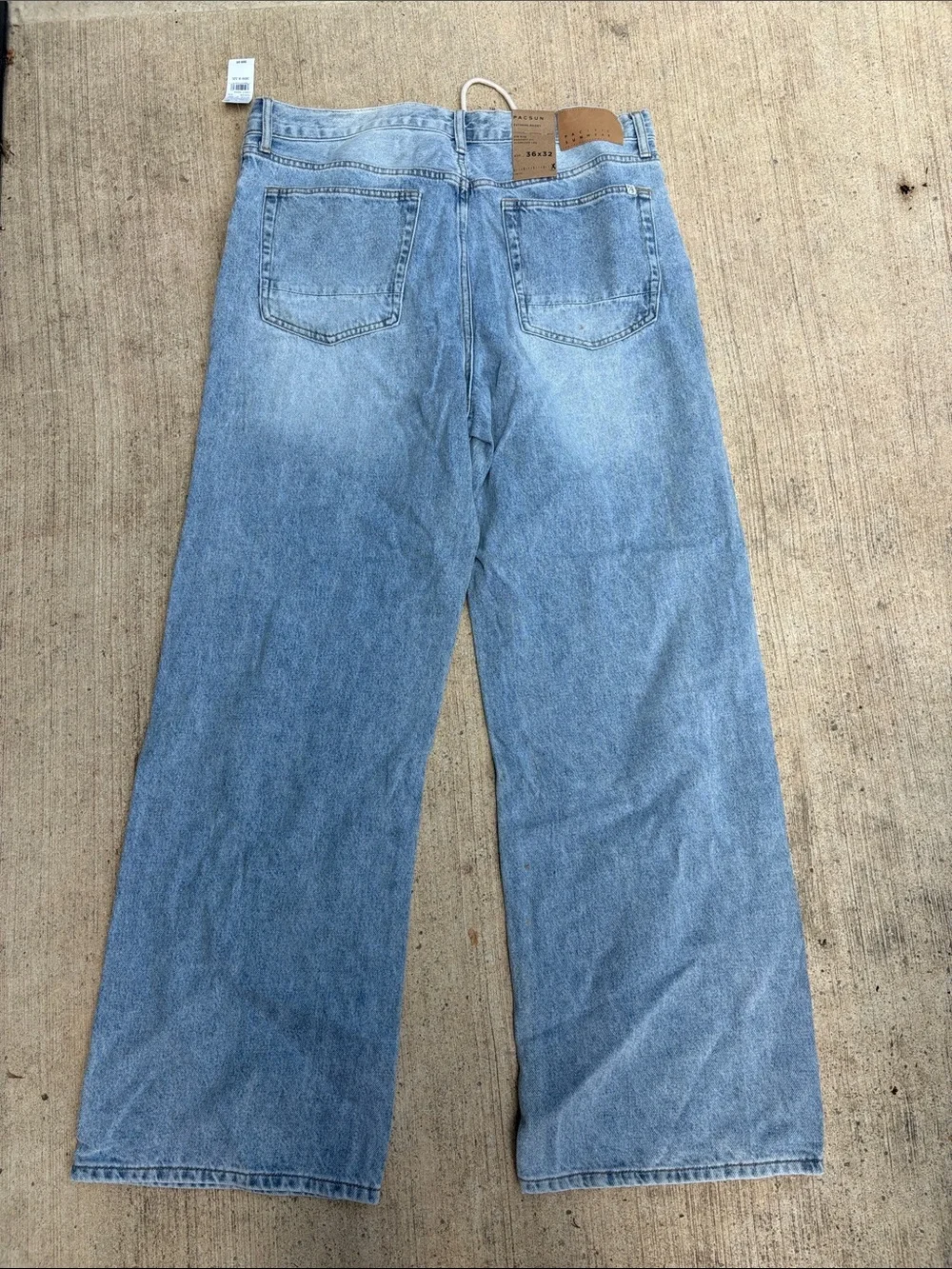 PacSun Light Blue High-Rise Baggy Jeans